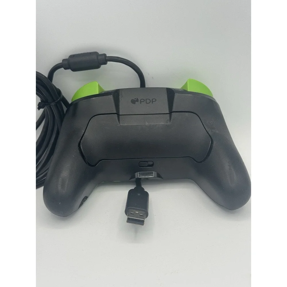 Used PDP Rematch Wired Gaming Controller for Nintendo Switch Glow in Dark